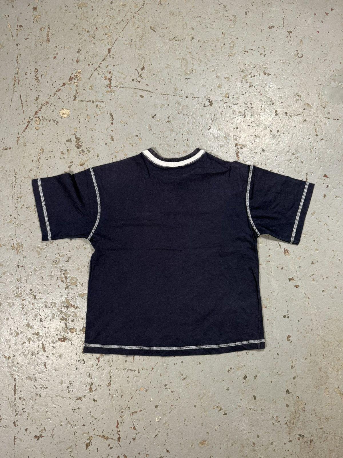 Vintage Nevada Cropped Navy Baby Tee