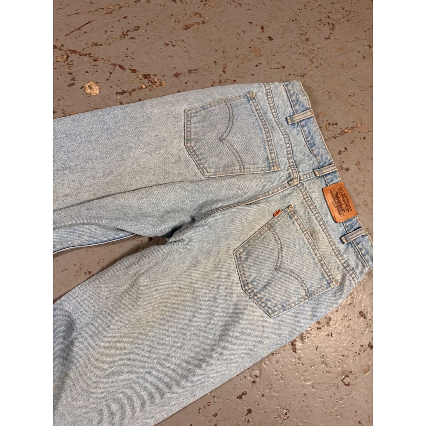 Vintage Orange Tag 619 Levi Denim Jeans
