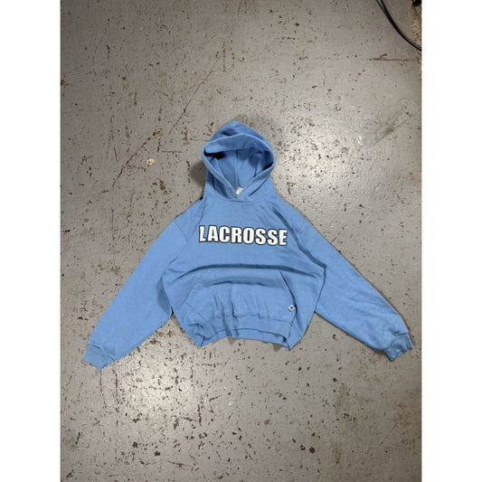 Vintage Russell Athletics Baby Blue Lacrosse Hoodie