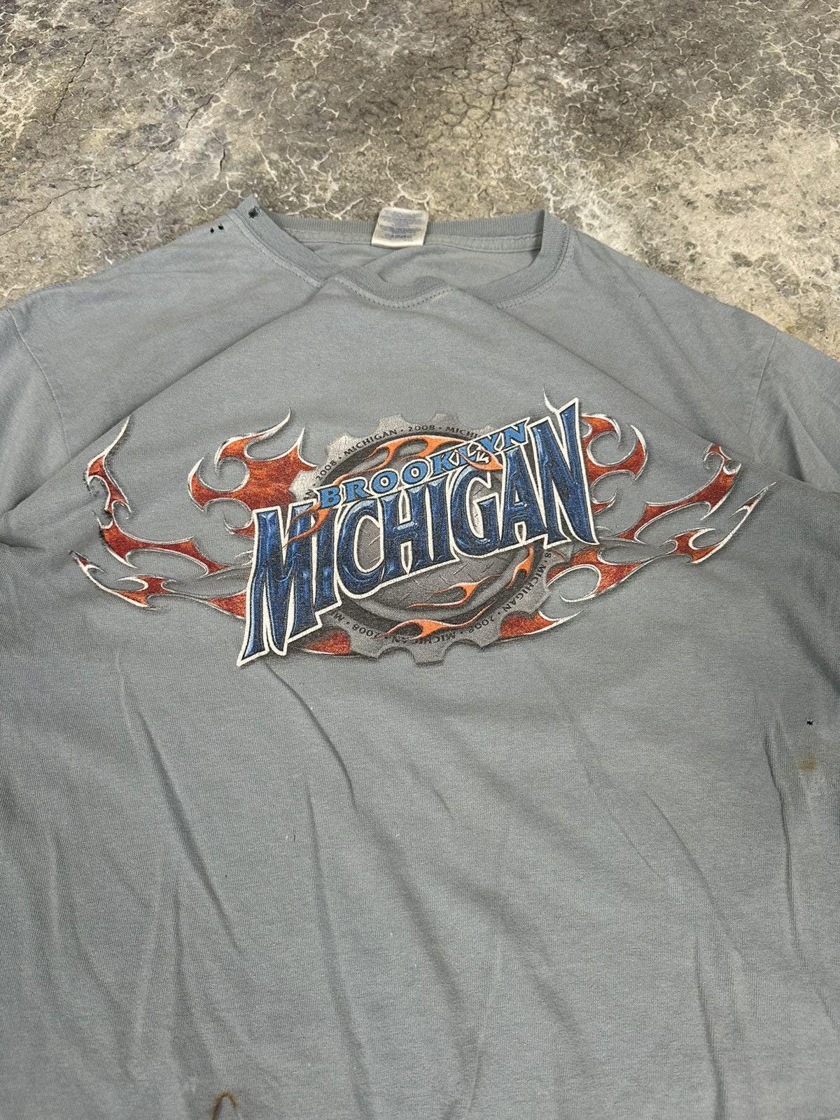 Vintage Thrashed Brooklyn Bikes Flame Tee