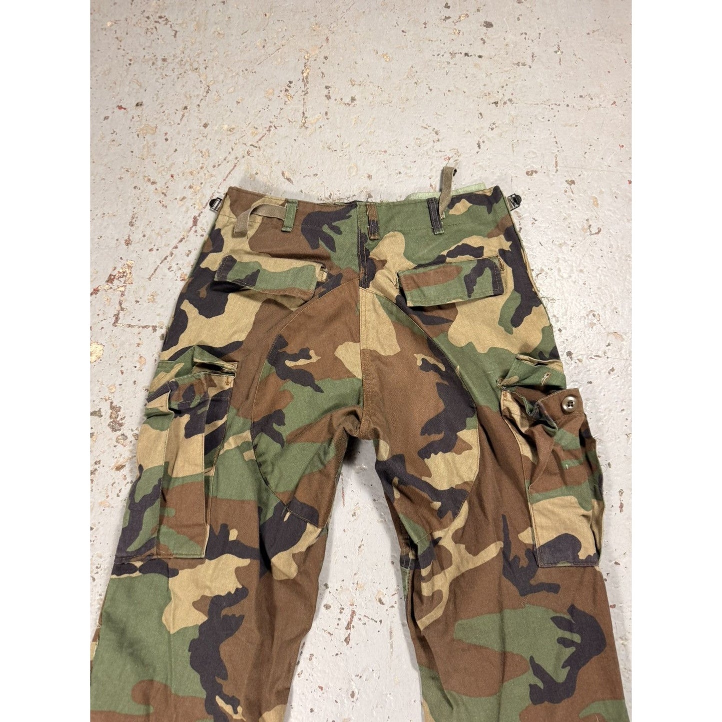 Vintage Dark Camo Military Cargo Pants