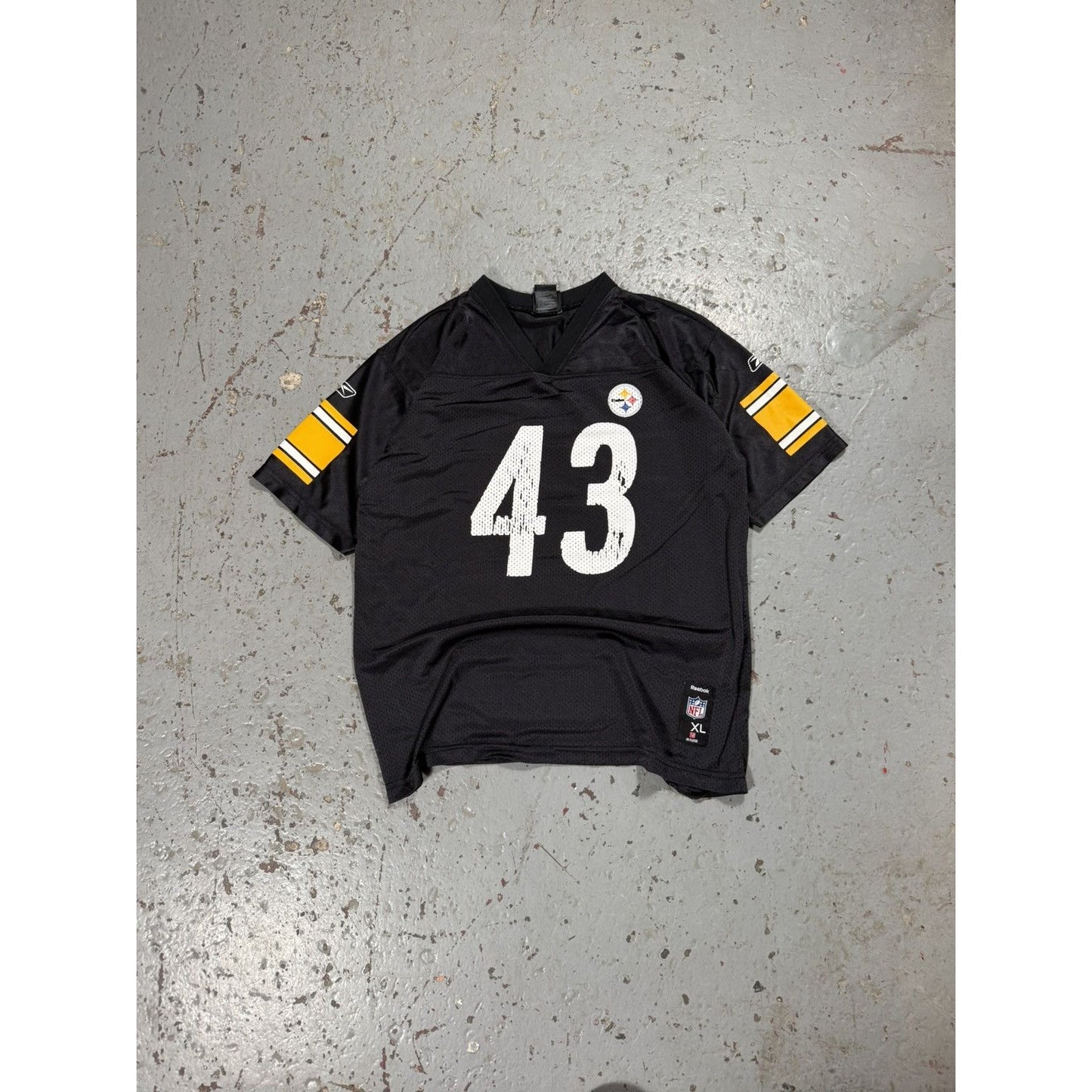 Vintage Mesh Steelers Jersey 43 Polamalu