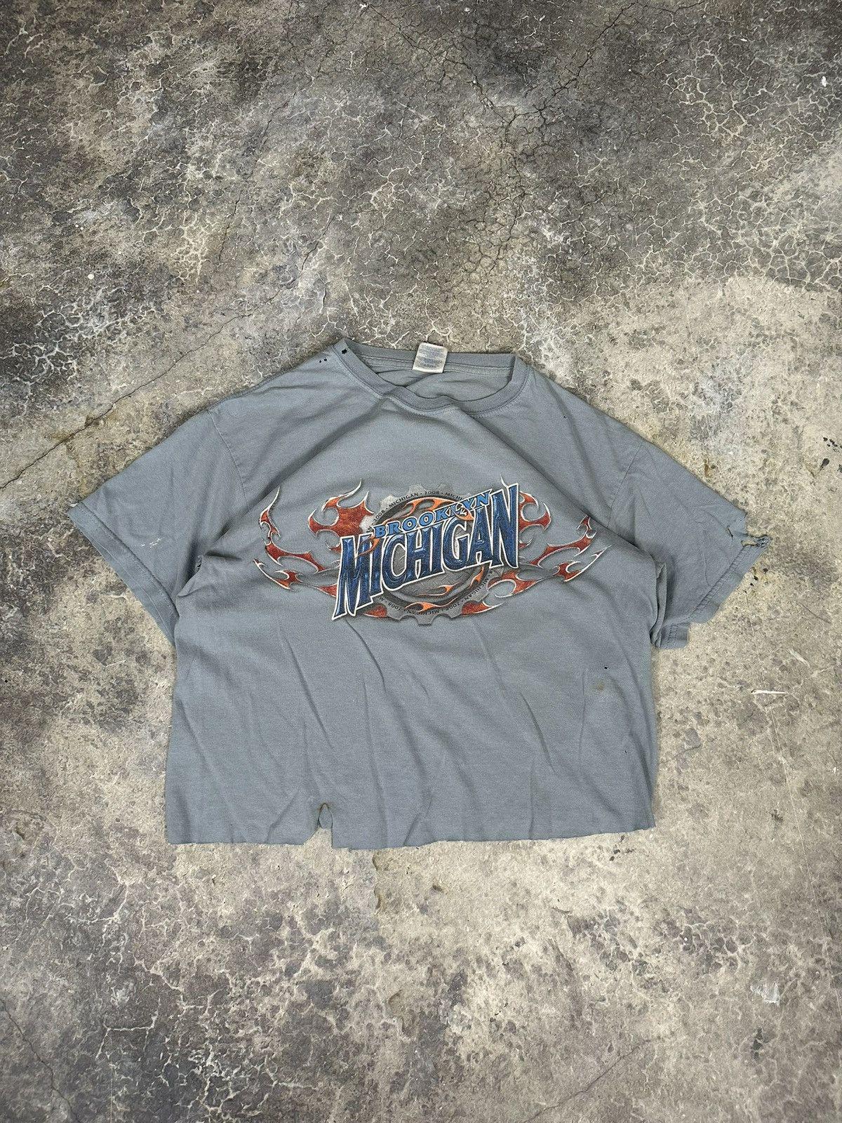 Vintage Thrashed Brooklyn Bikes Flame Tee