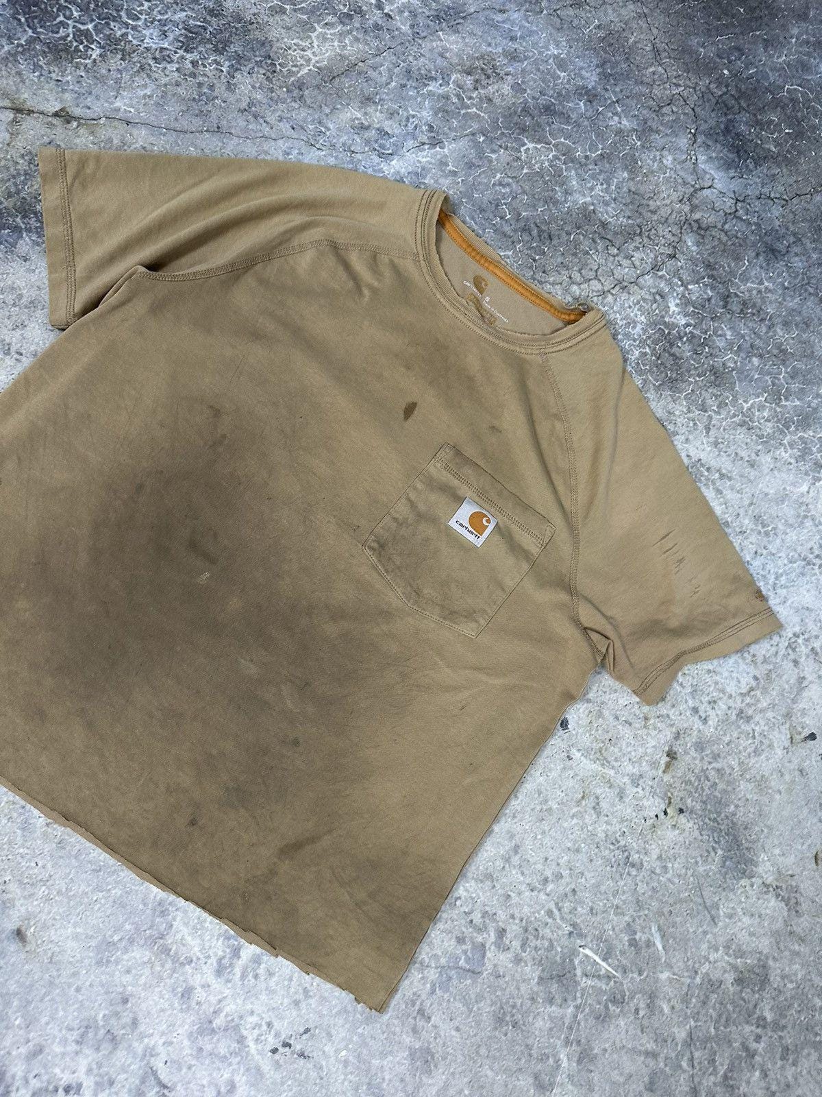 Vintage Distressed Carhartt Tight Tee