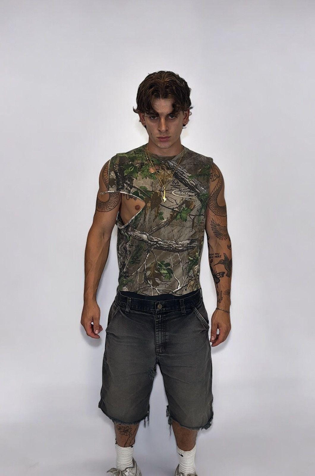 Thrashed Dale Jr NASCAR Realtree cutoff