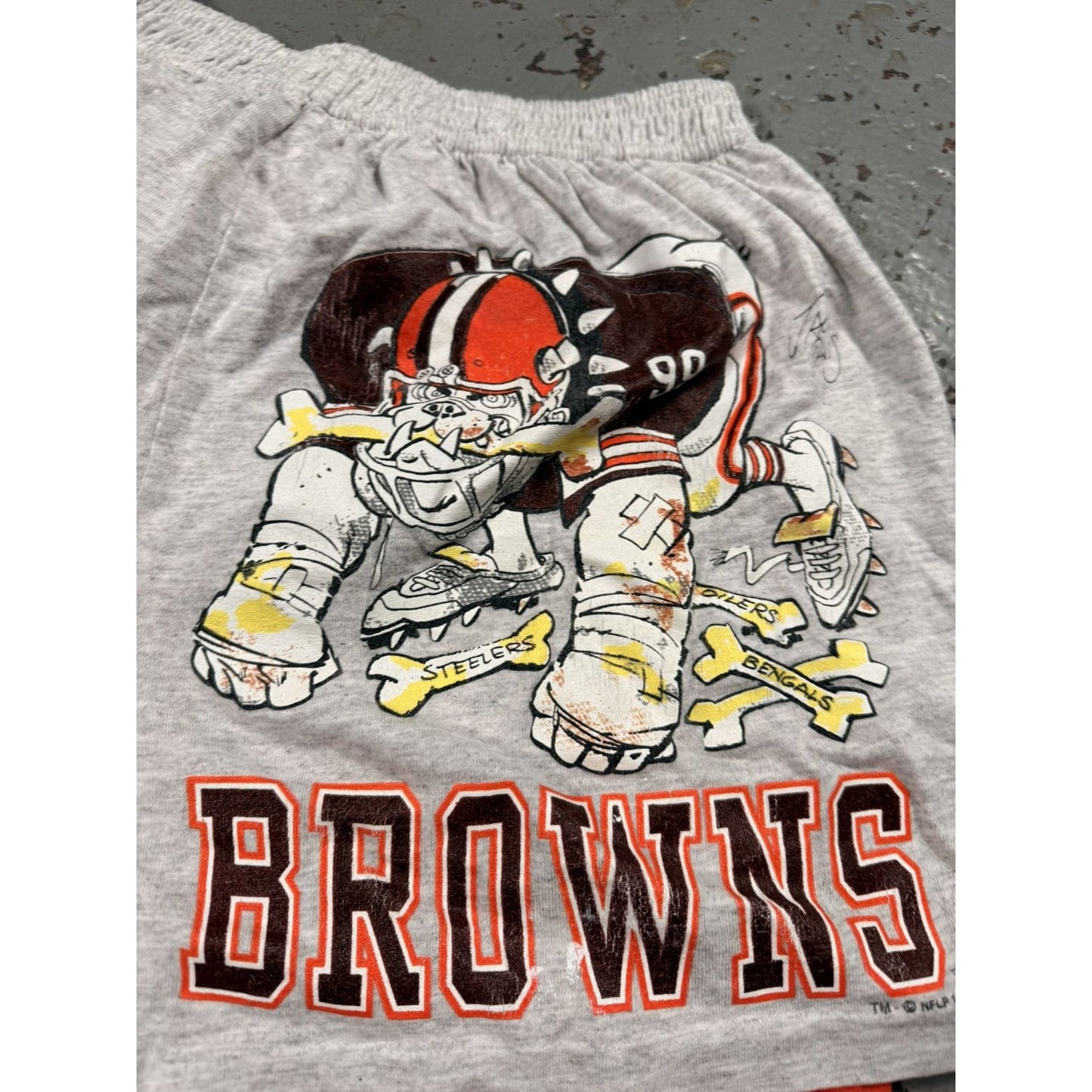 Vintage Cleveland Brown Bulldogs 1988 Short Shorts