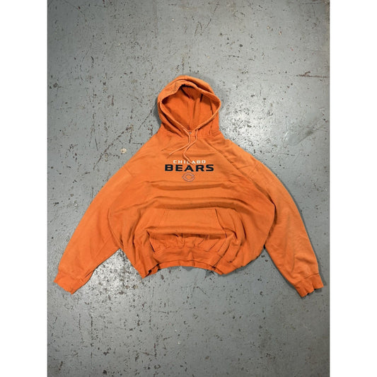 Vintage Thrashed Distressed Faded Chicago Bears Hoodie