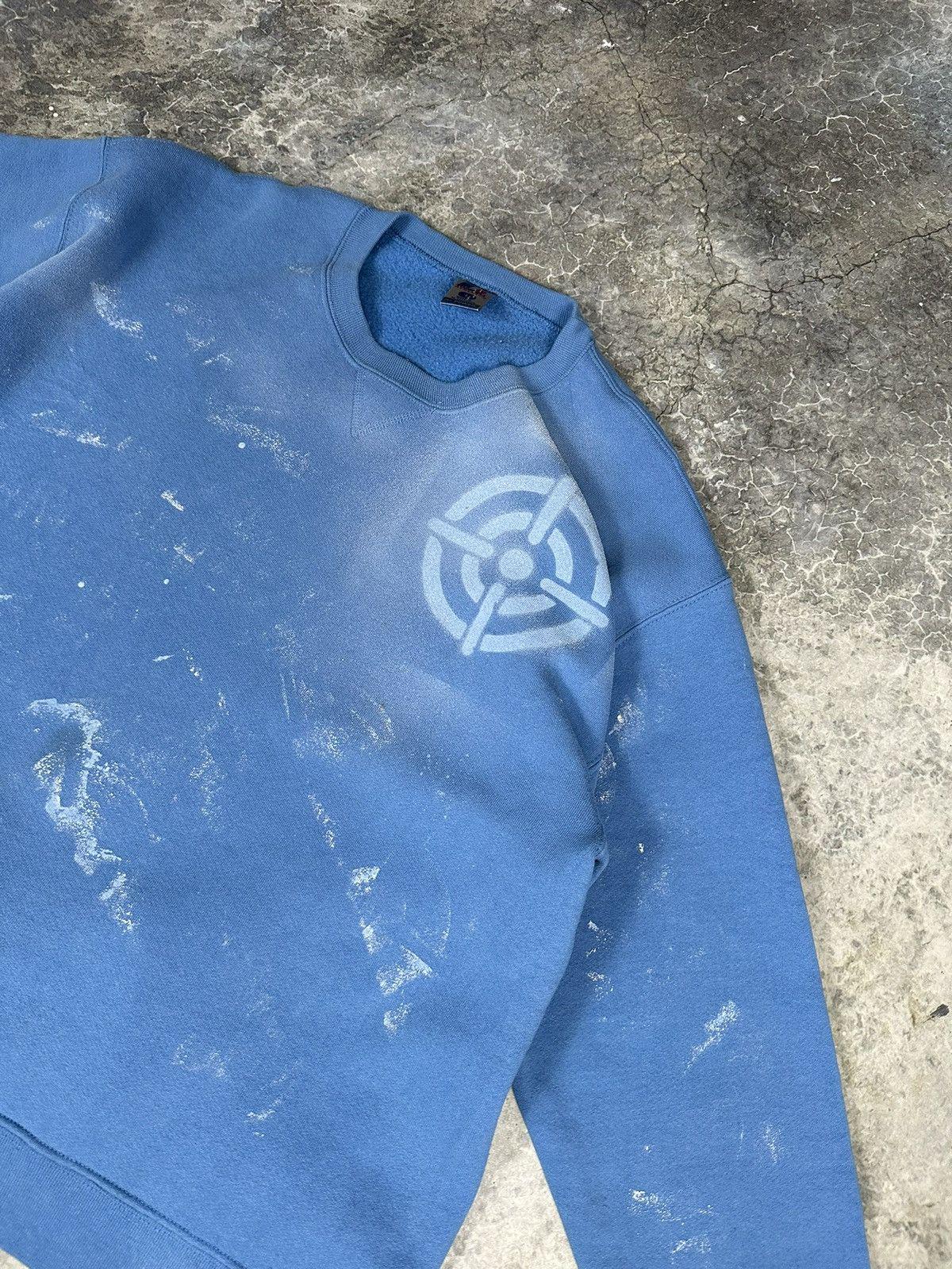 Vintage Russell Athletics Paint Clouds Crewneck