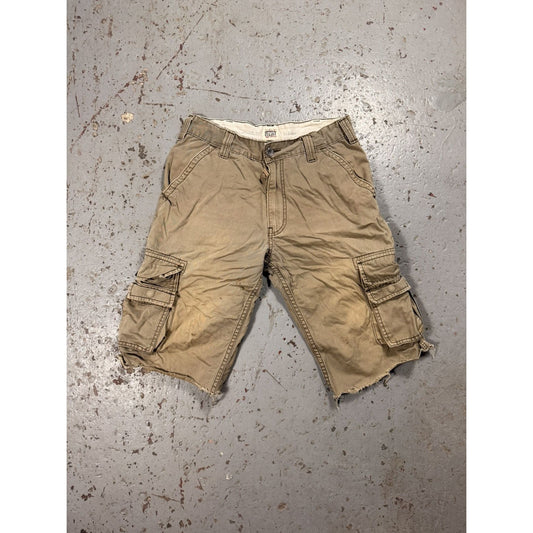 Vintage Sun Faded Levi’s Cargo Shorts Distressed