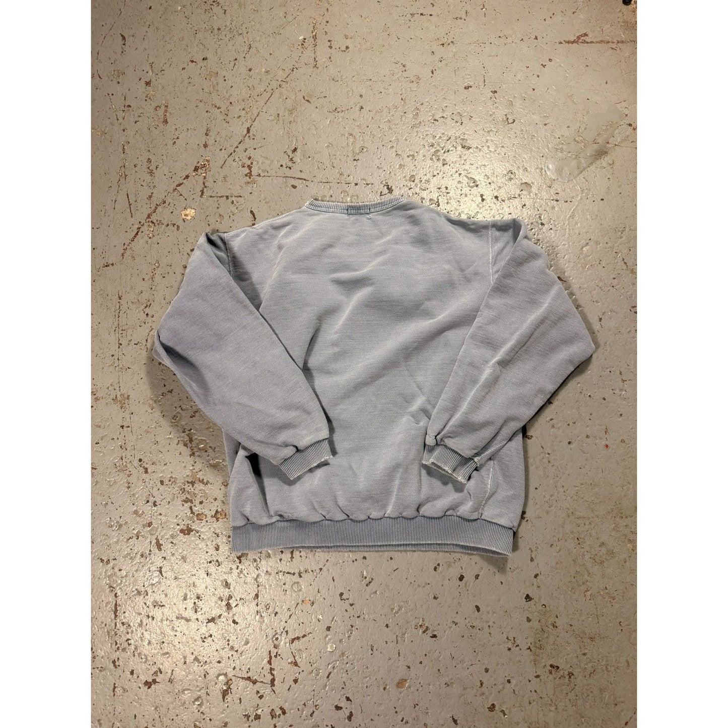 Classic Vintage Blank Blue Crewneck Sweater