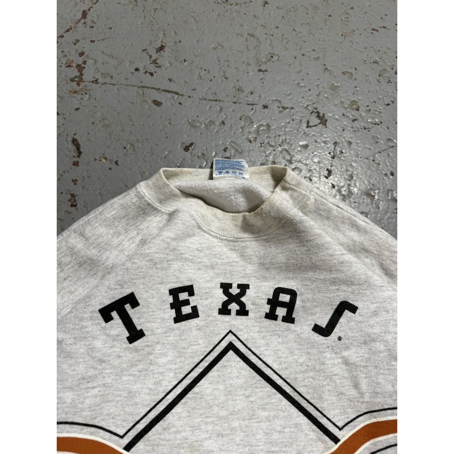 Vintage Texas Long Horns Faded Crewneck Sweater