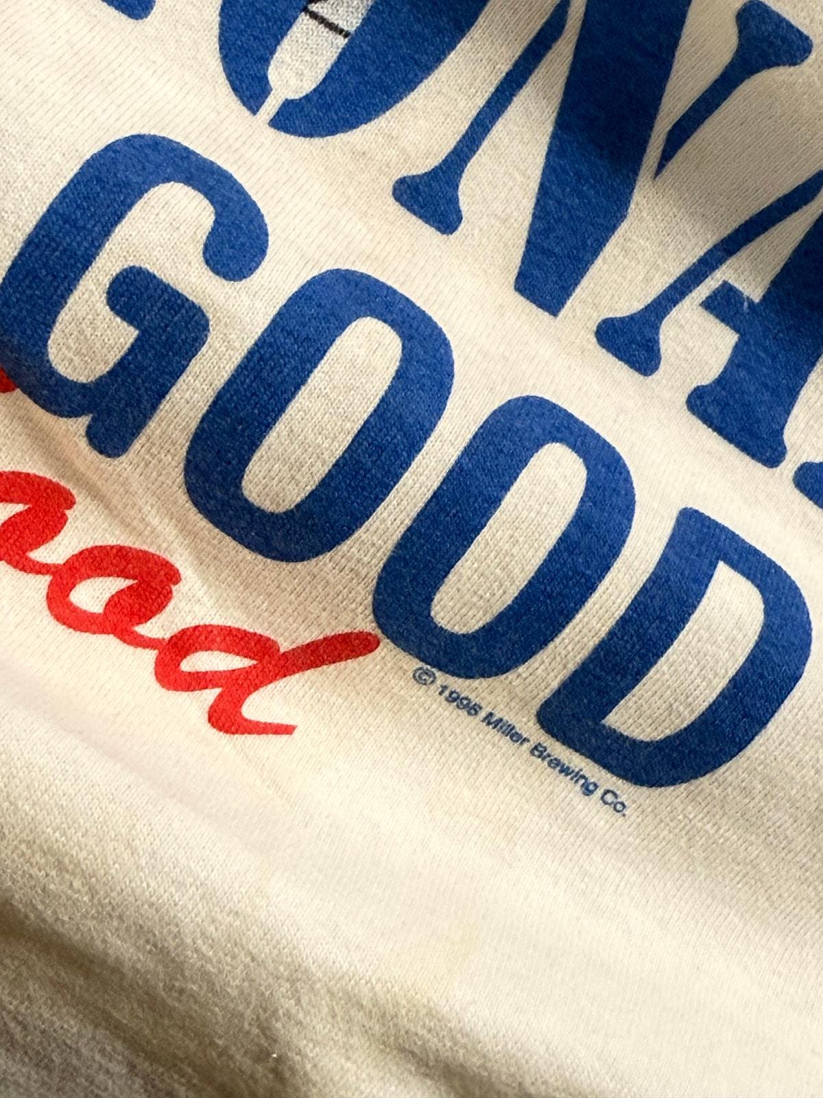 Crazy Distressed Vintage Miller Light Tee