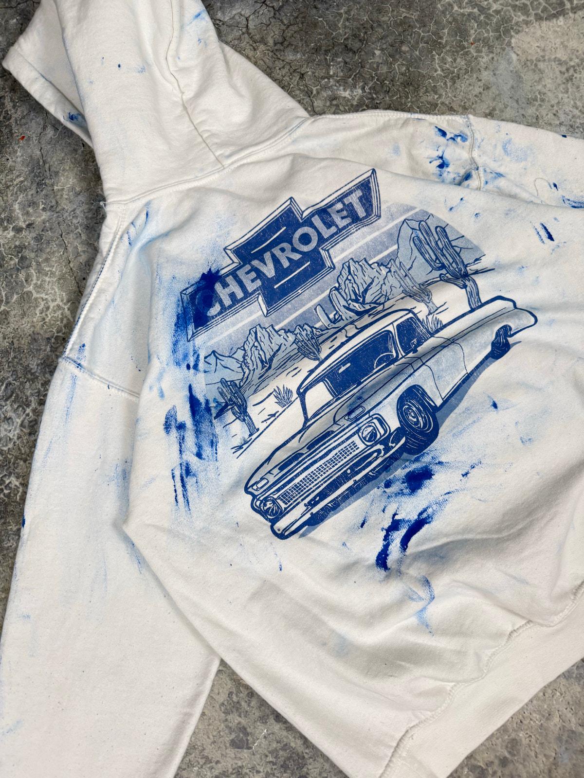 Distressed Chevy Painter Hoodie