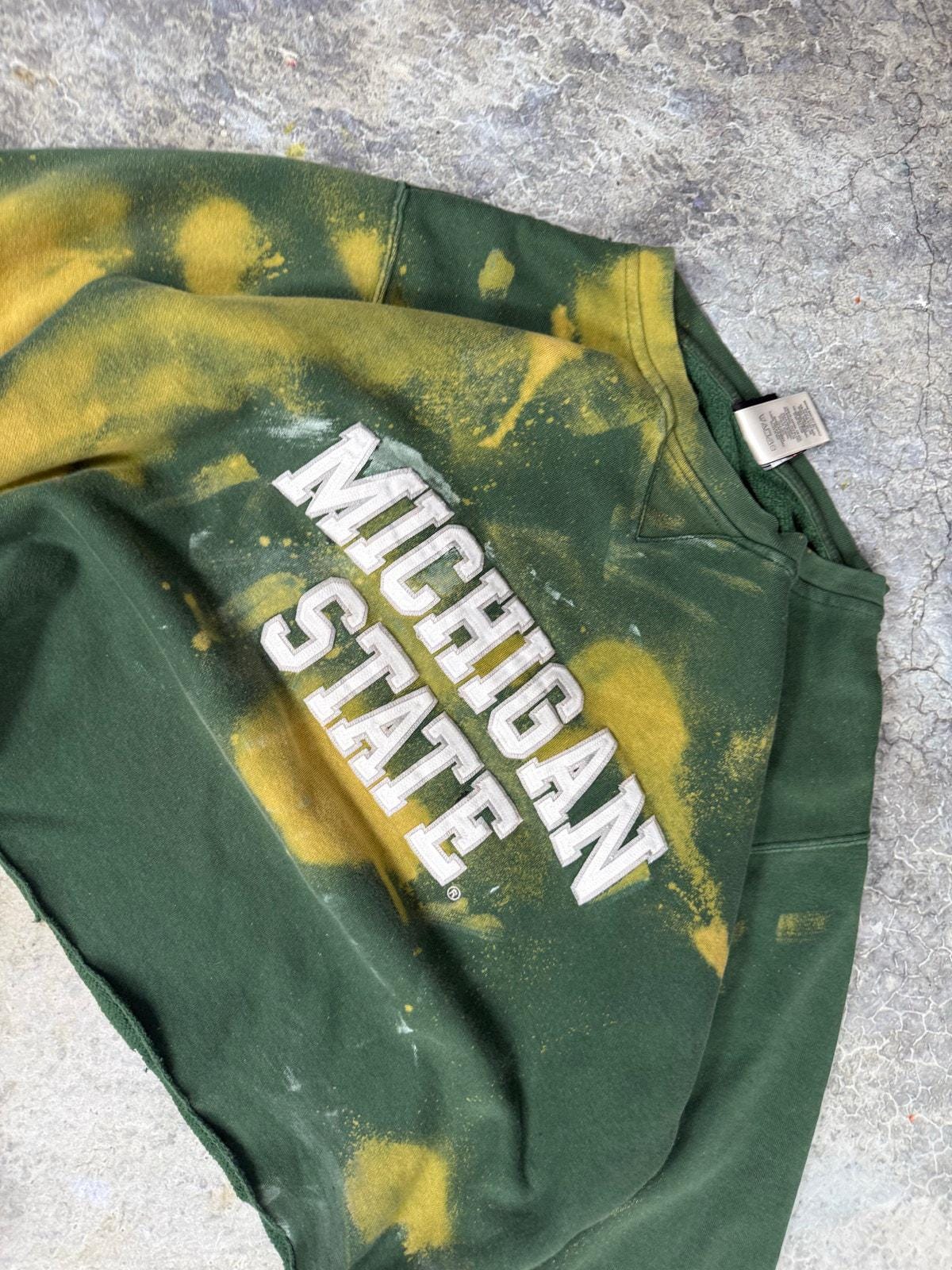 Vintage Cropped Michigan State Hoodie