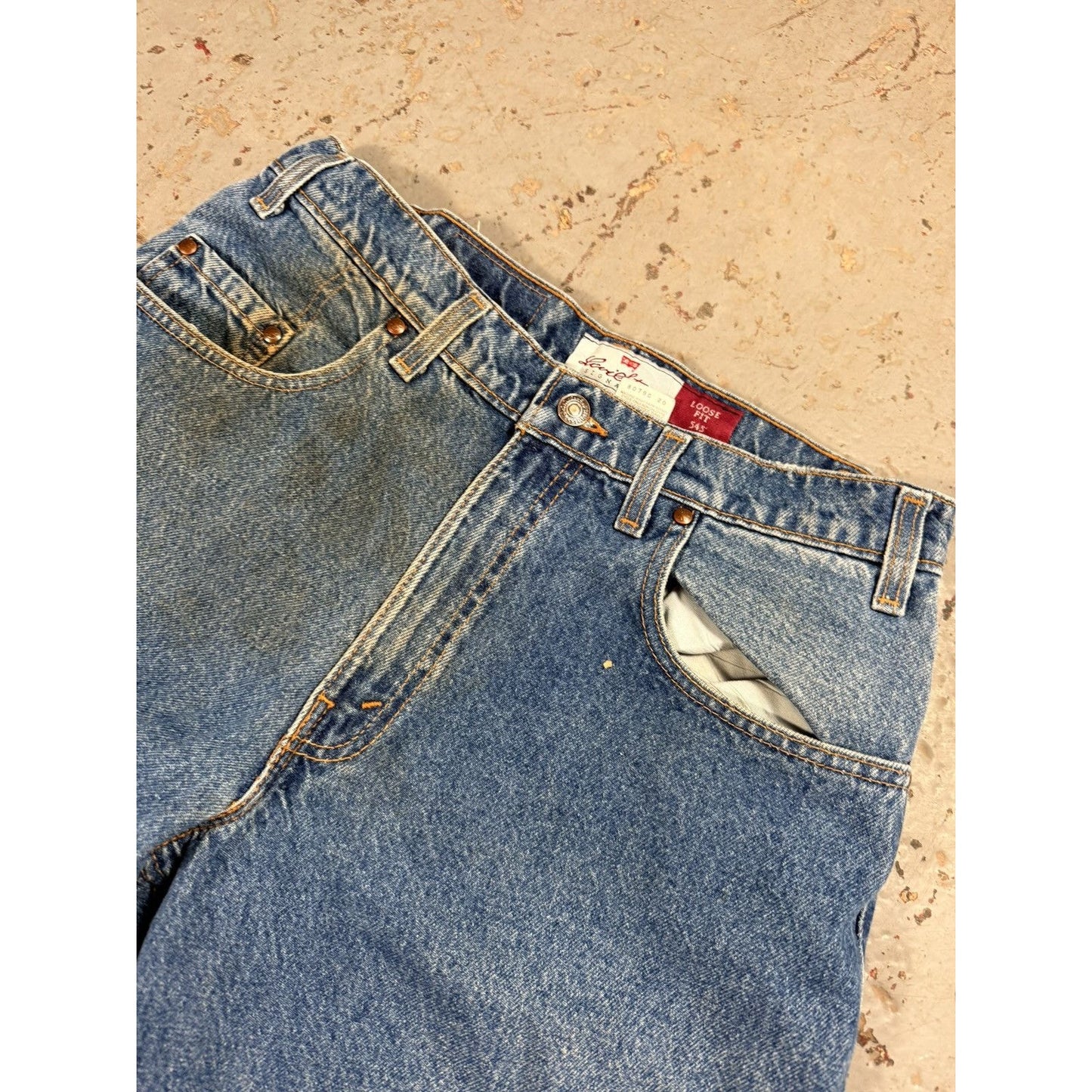 Vintage Gold Tag Distressed Levis Denim