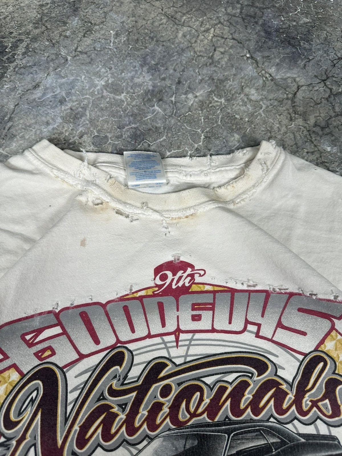 Vintage Thrashed Cropped Classic Cars Tee