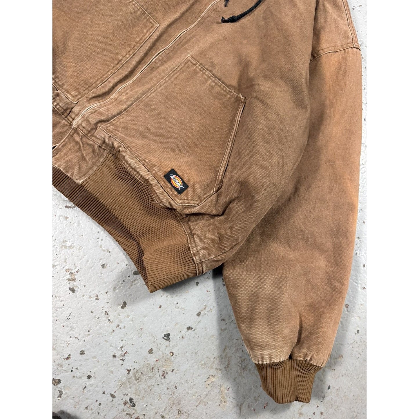 Vintage Mocha Brown Dickies Hooded Carhartt Style Jacket
