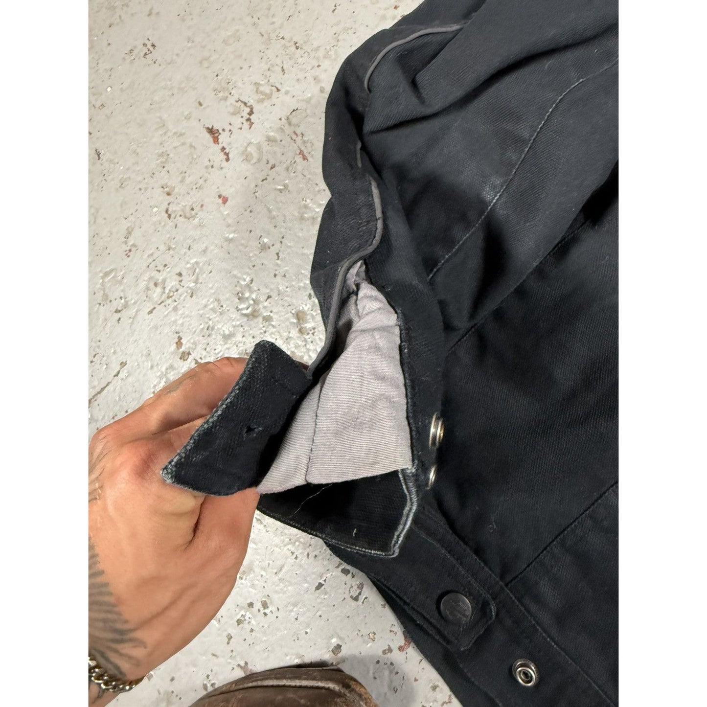 Vintage Harley Davidson Distressed Biker Jacket