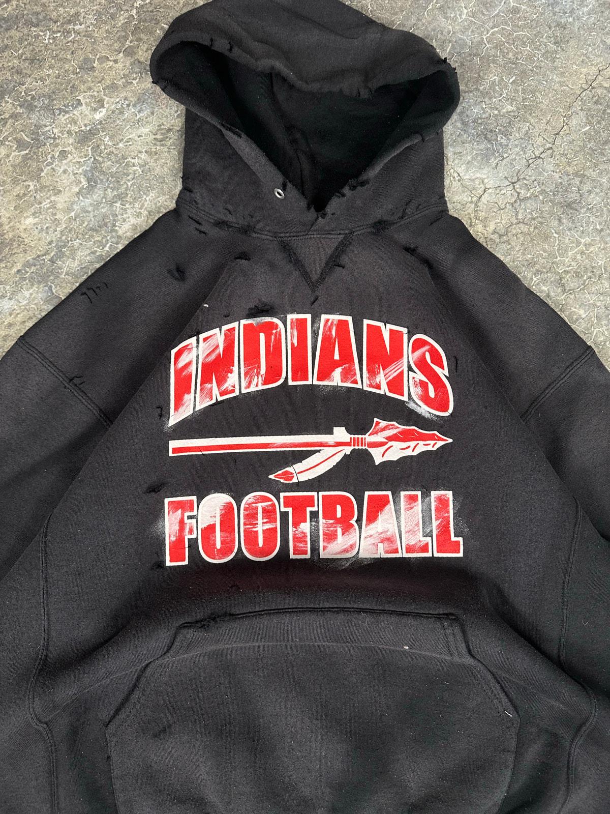 Vintage Sun Faded College Hoodie
