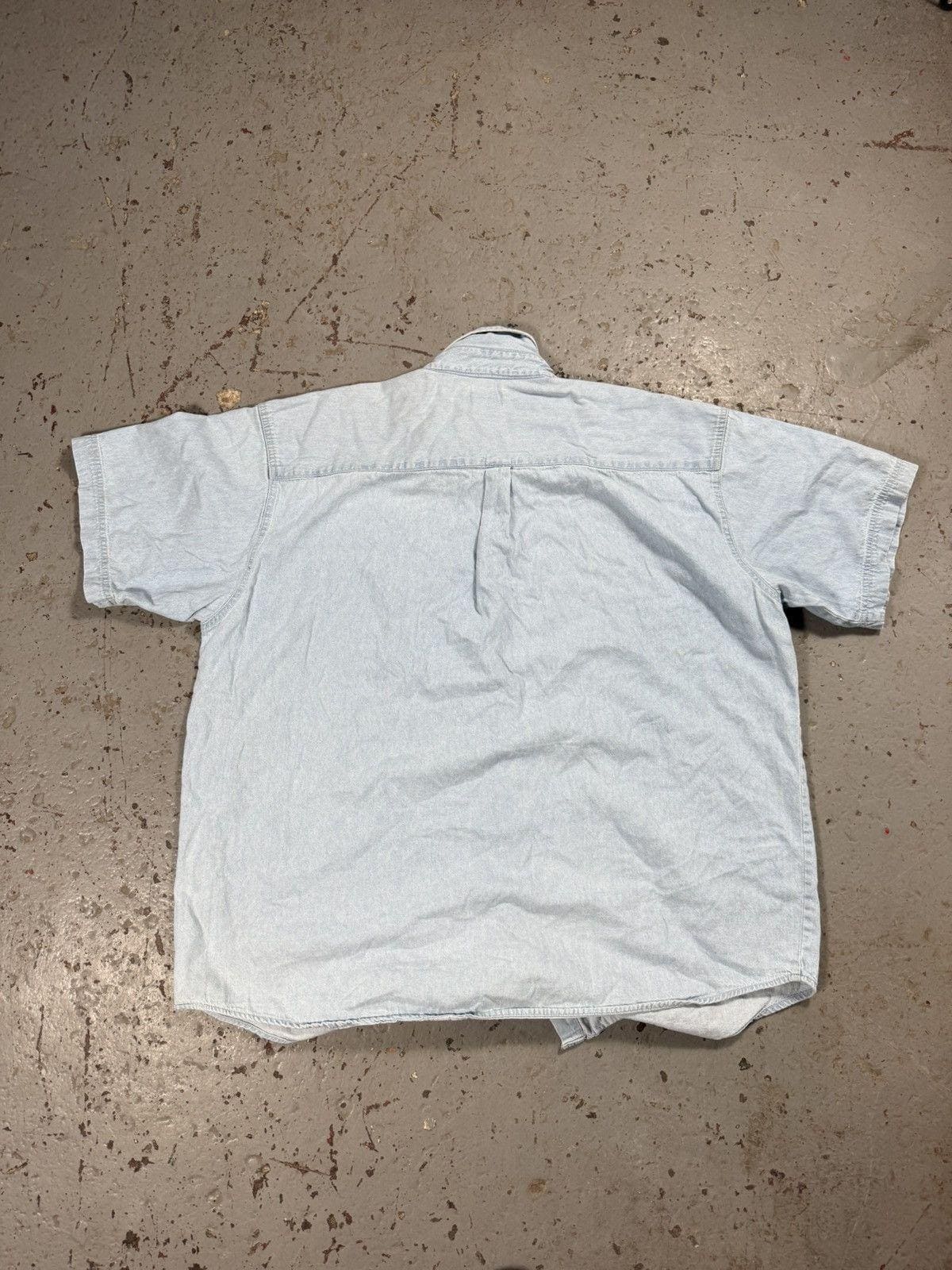 Vintage 1999 Bike Week Denim Button up Tee