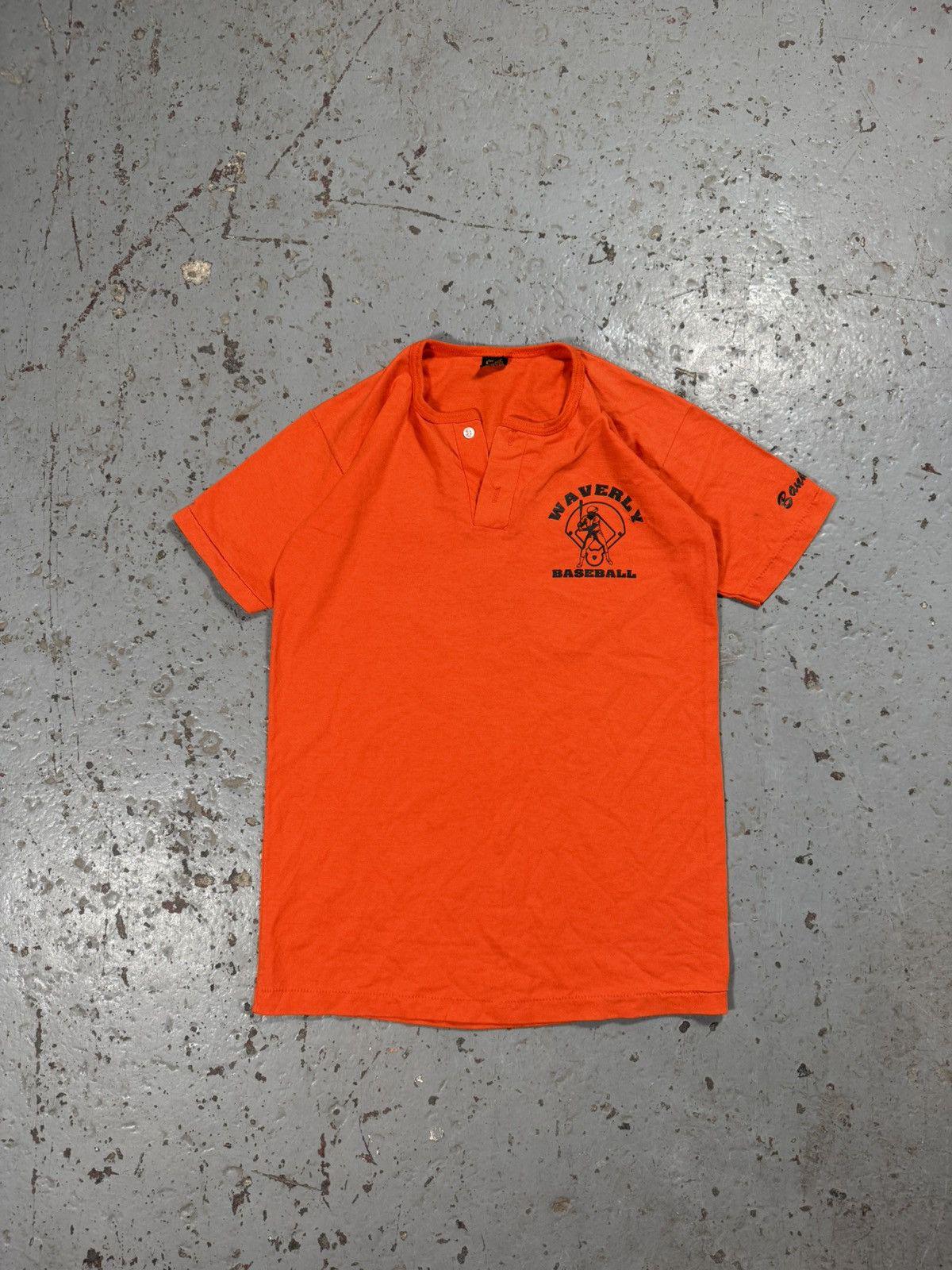 Vintage 70s Style Single Stitch Waverley Baseball Tee