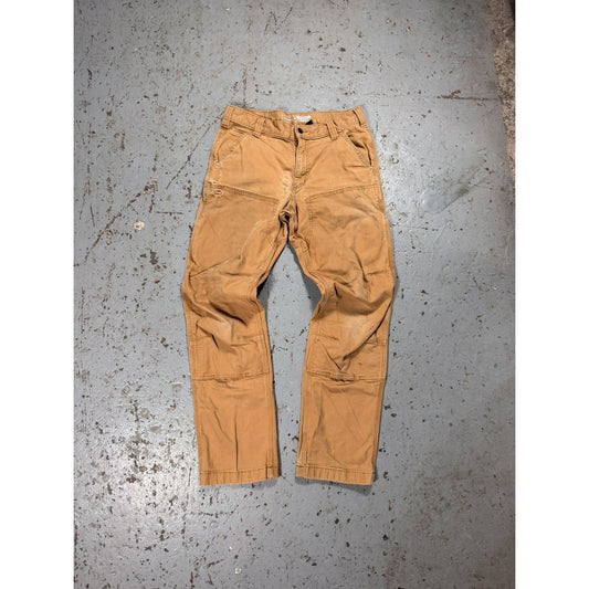 Vintage Beige Distressed Carhartt Double Knees