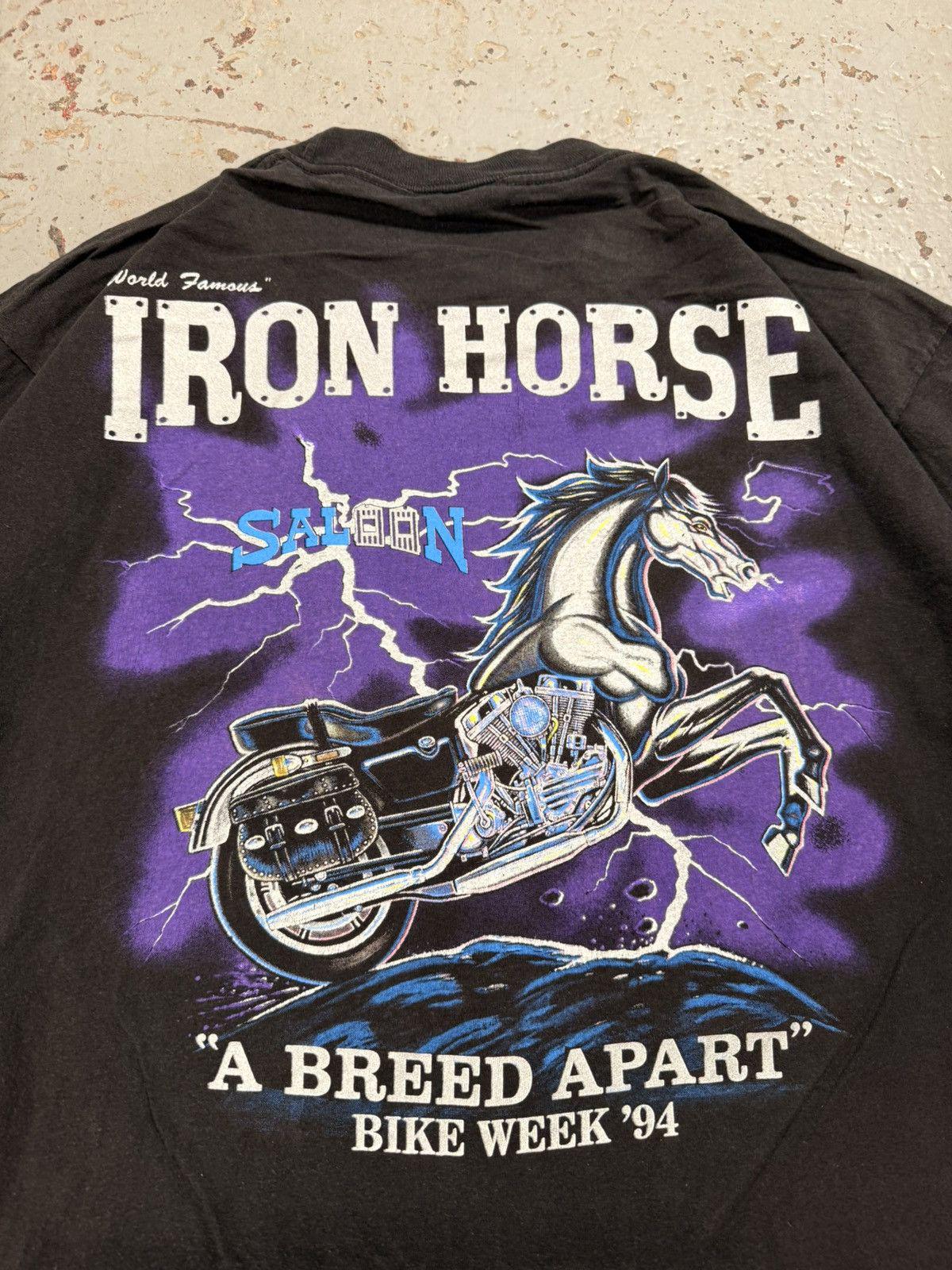 Vintage Iron Horse Biker Lightning Tee