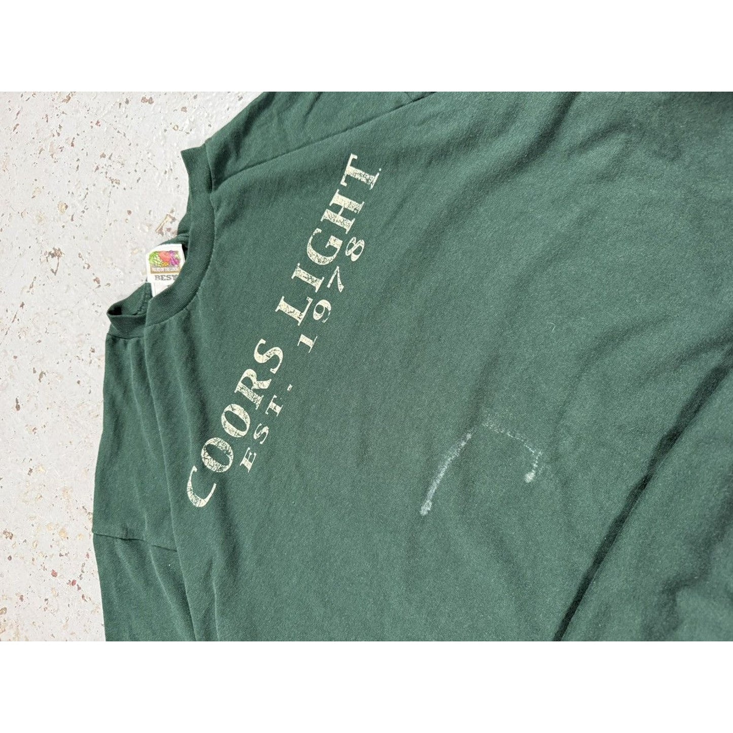 Vintage Distressed Coors Light Tee