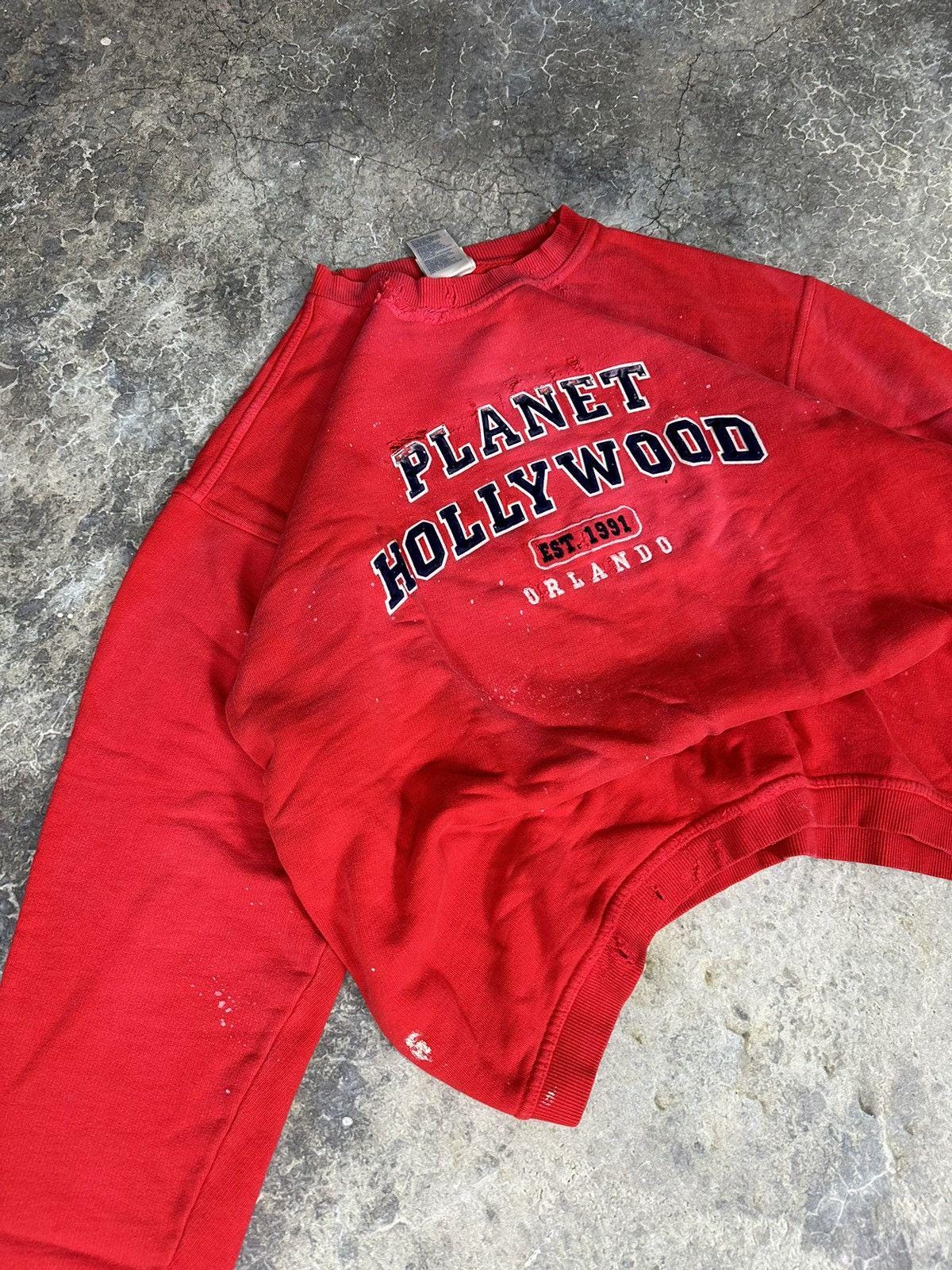 Vintage Thrashed Planet Hollywood Crewneck
