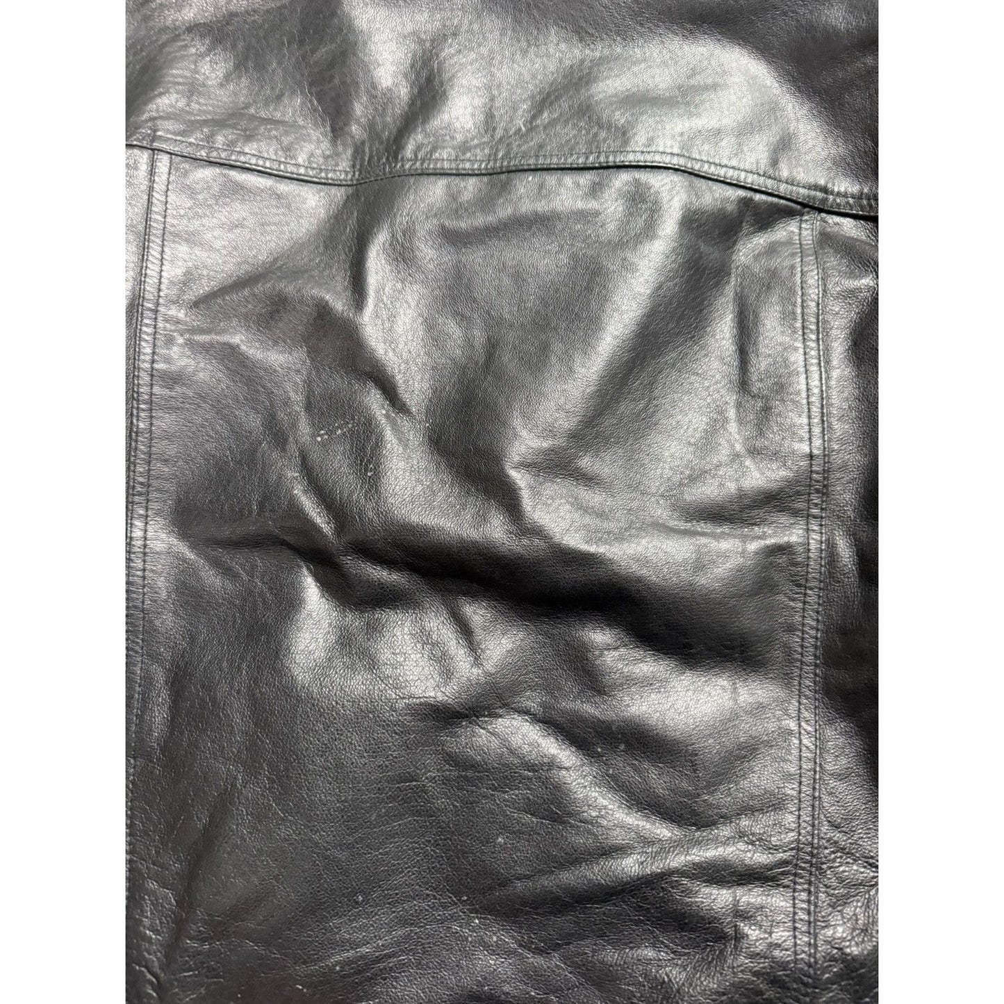 Vintage Perfect Fit Leather Bombed Lewis Motors