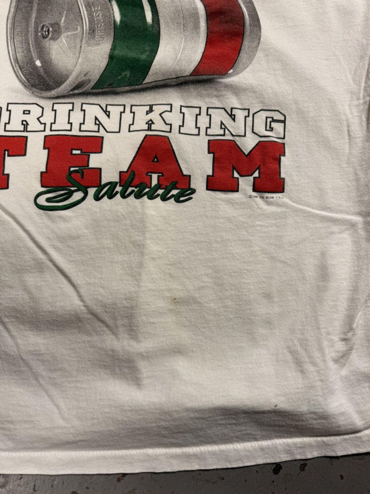 Vintage 1996 Distressed Official Italian Drinking Team Tee