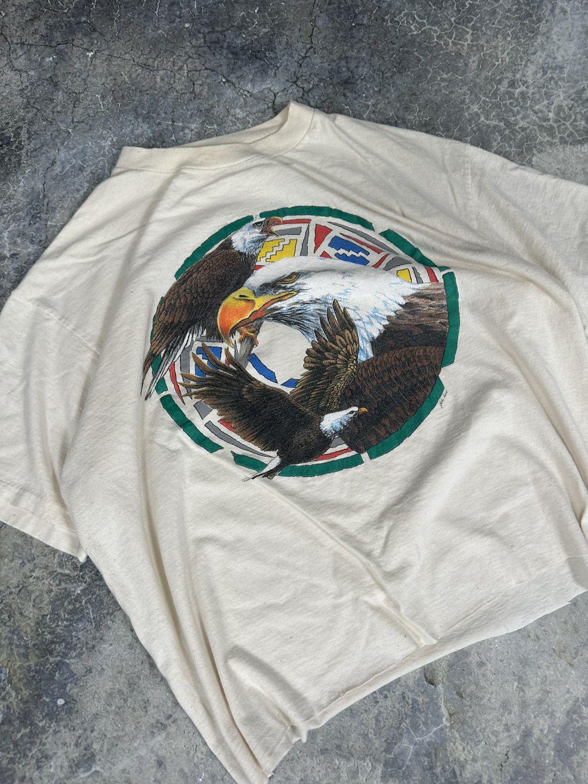 Vintage Cropped Eagles Tee