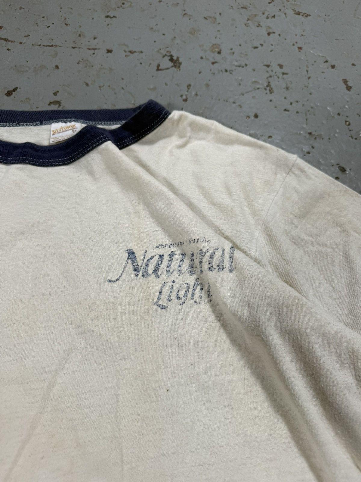 Vintage Single Stitch Natty Light Marathon Ringer Tee
