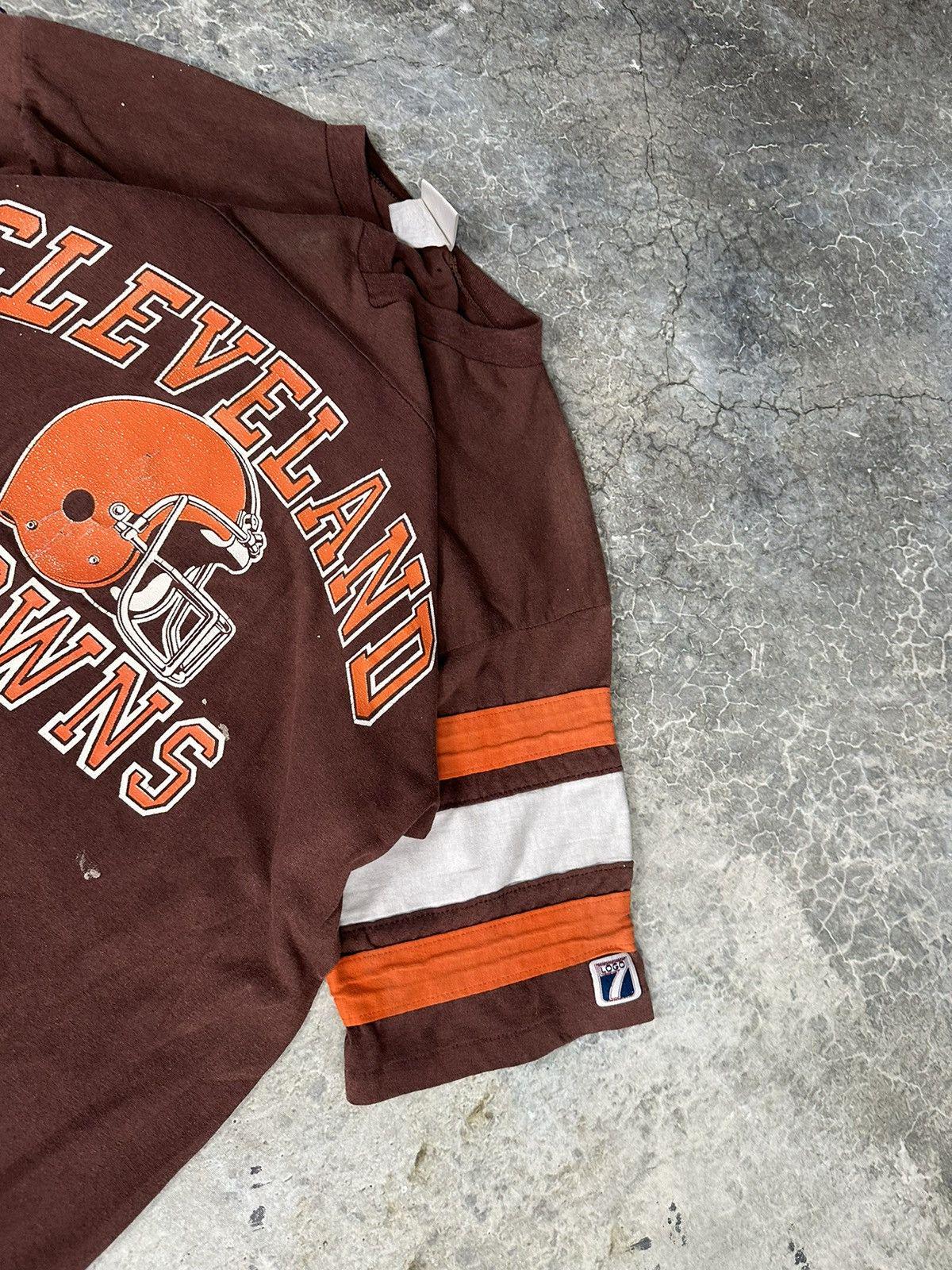 Vintage Sun Faded Cleveland Browns Jersey Tee