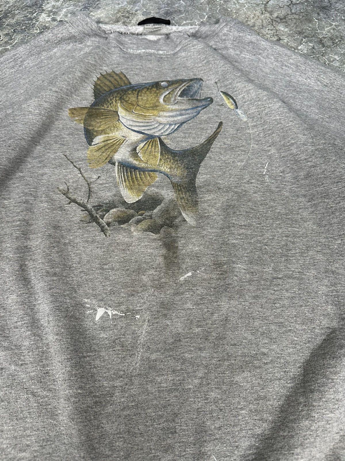 Vintage Thrashed Fishing Crewneck