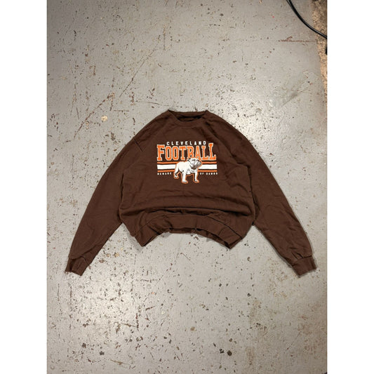 Vintage Cleveland Browns Bulldog Football Sweater