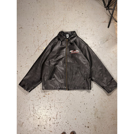 Vintage Budweiser Thunder fest Leather Jacket