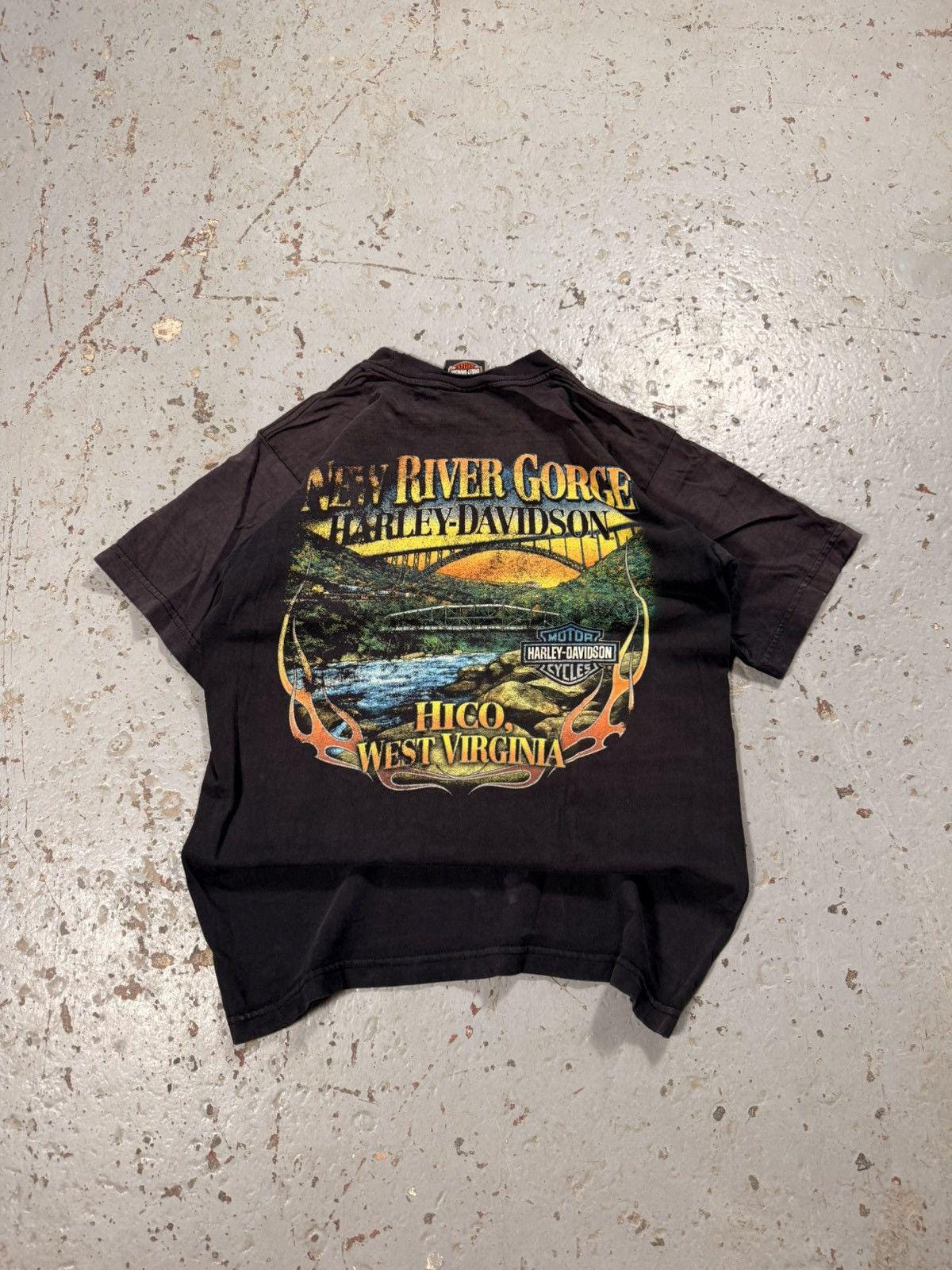 Vintage Harley Davidson Neo Tribal Tee