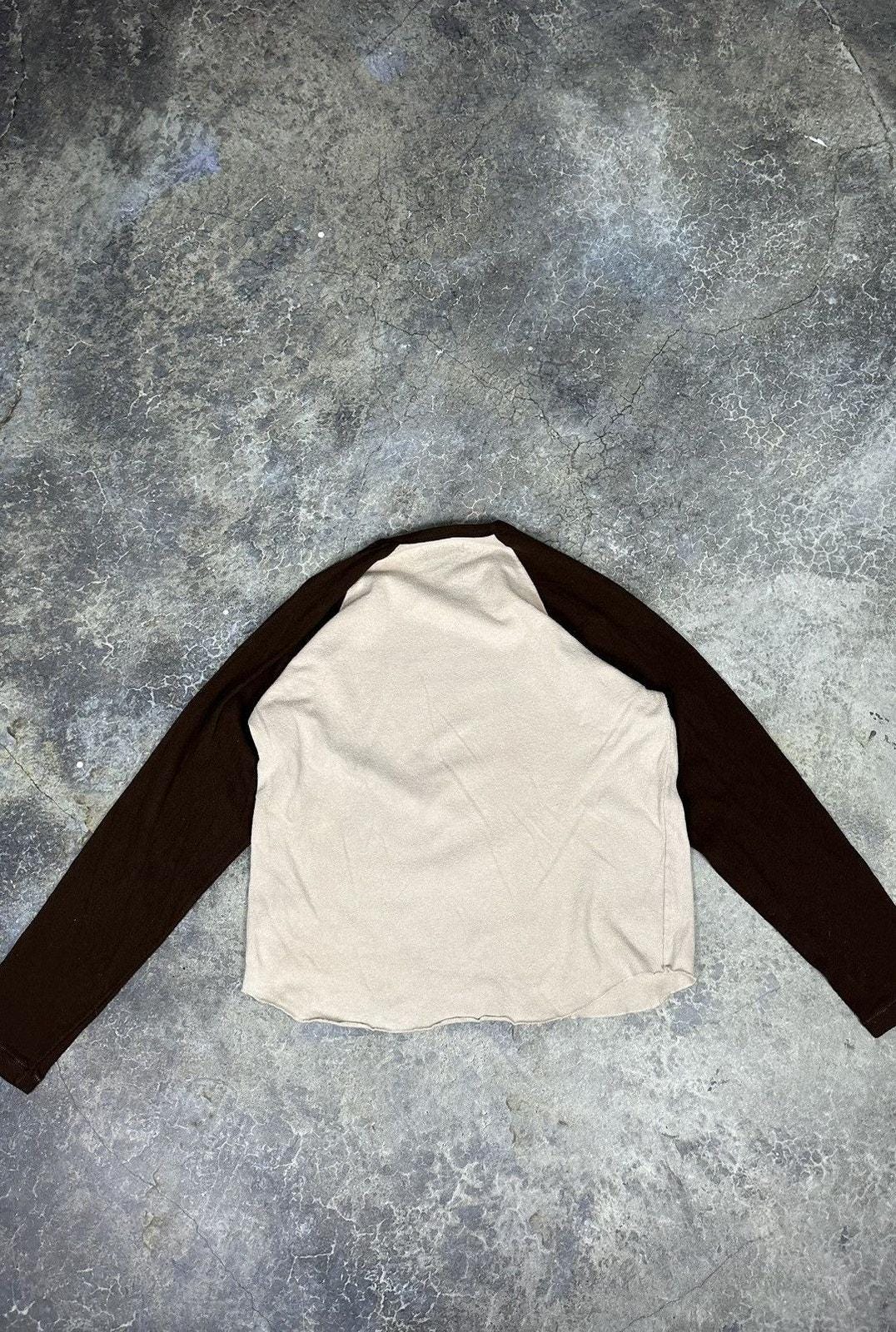 Vintage Two Tone Polo Waffle Longsleeve