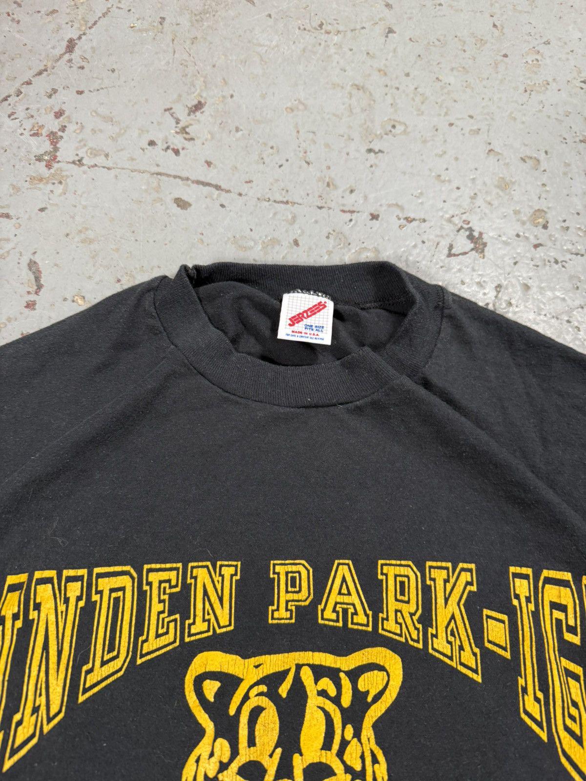 Vintage Single Stitch Lindon Park Ice Leopards Cropped Tee