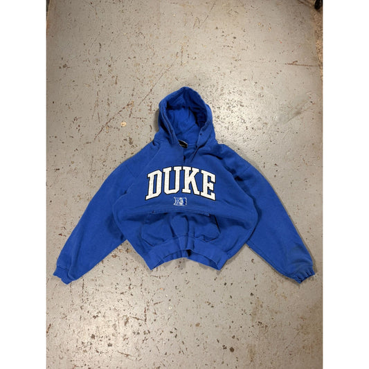 Vintage Thrashed Duke University College Football Hoodie