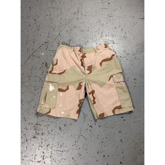 Vintage Camo Cargo Shorts