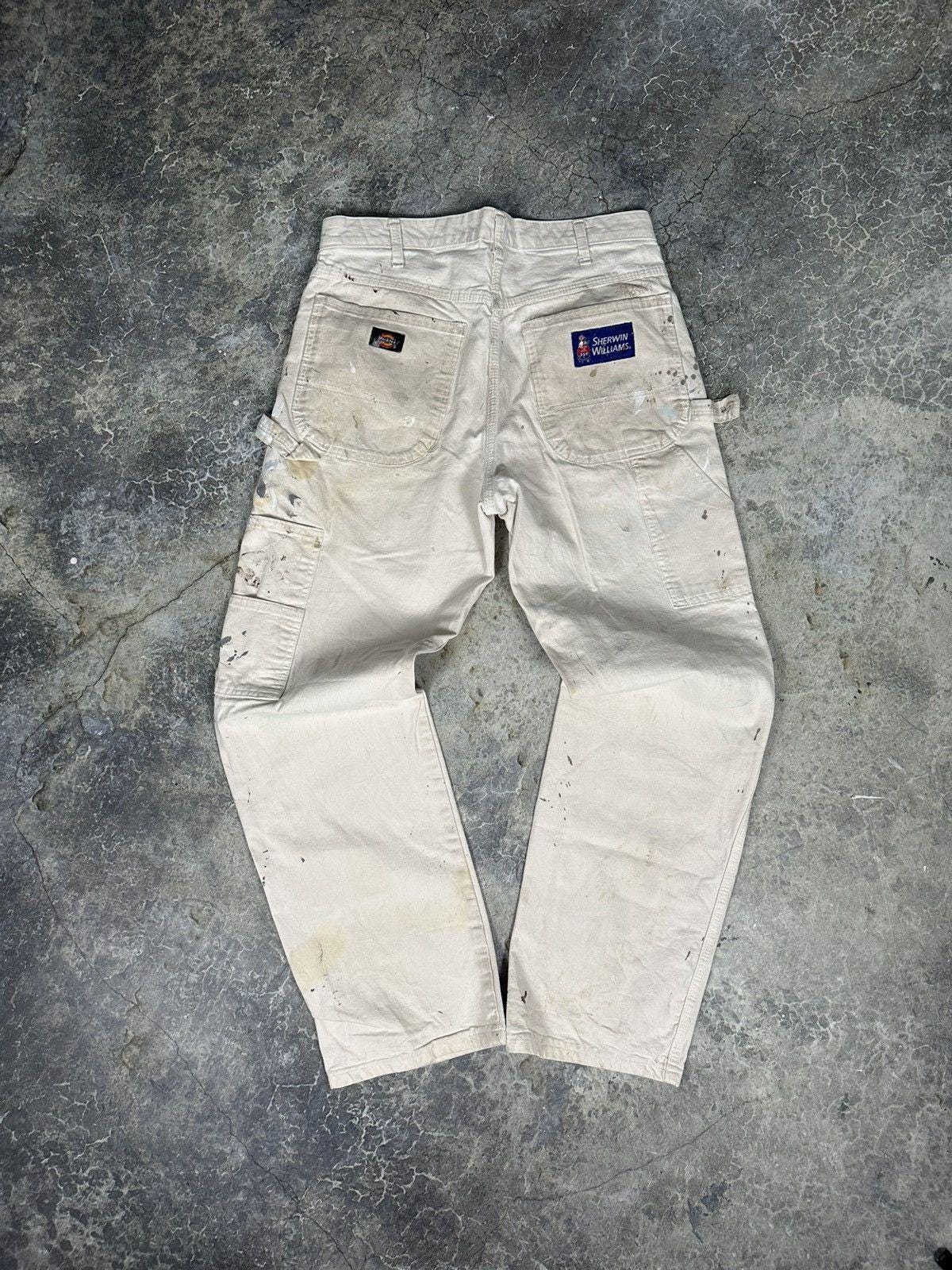 Vintage Distressed and Painted Dickies Carpenter