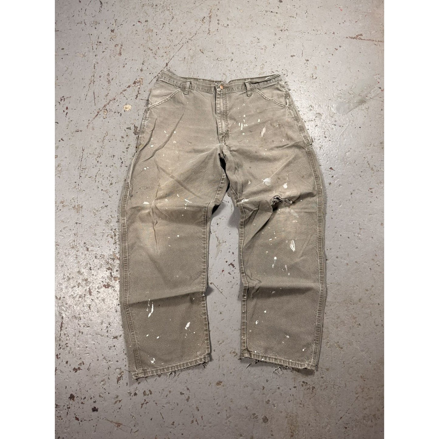 Vintage Distressed Painter Carpenter Pants