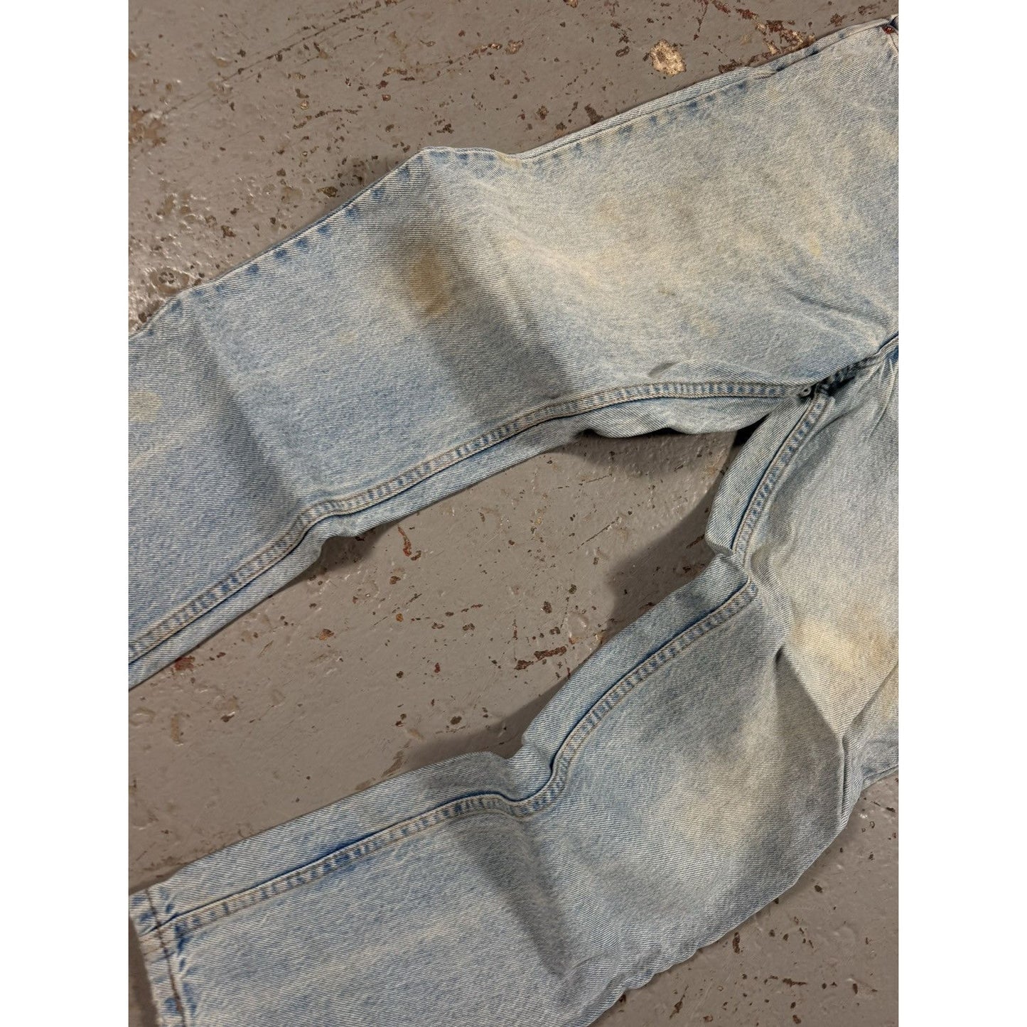 Vintage Distressed Orange Tag Levis Denim