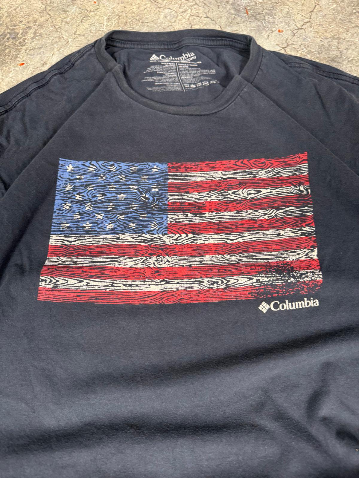 Vintage American Flag Columbia Tee