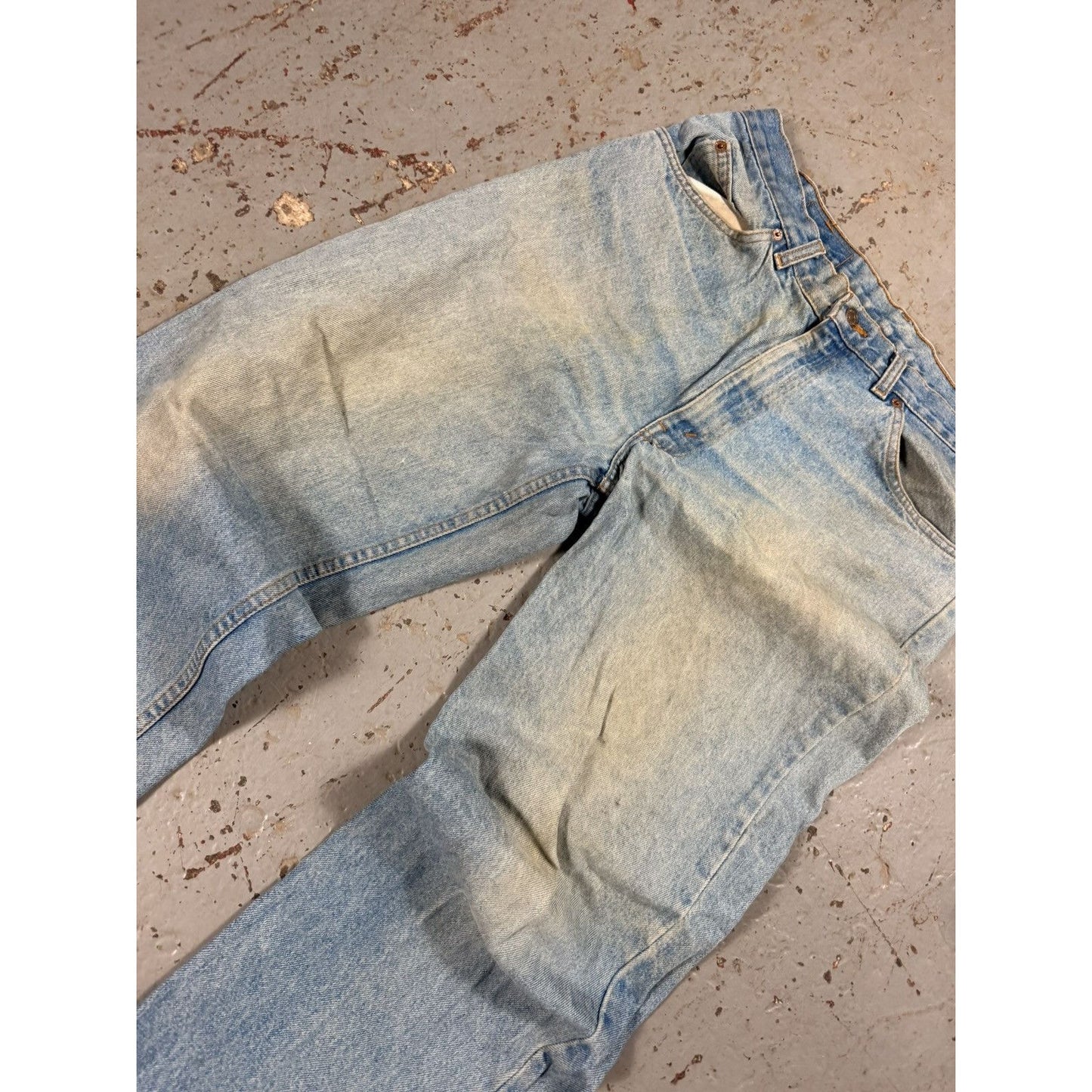 Vintage Orange Tag Straight Levi Denim Jeans