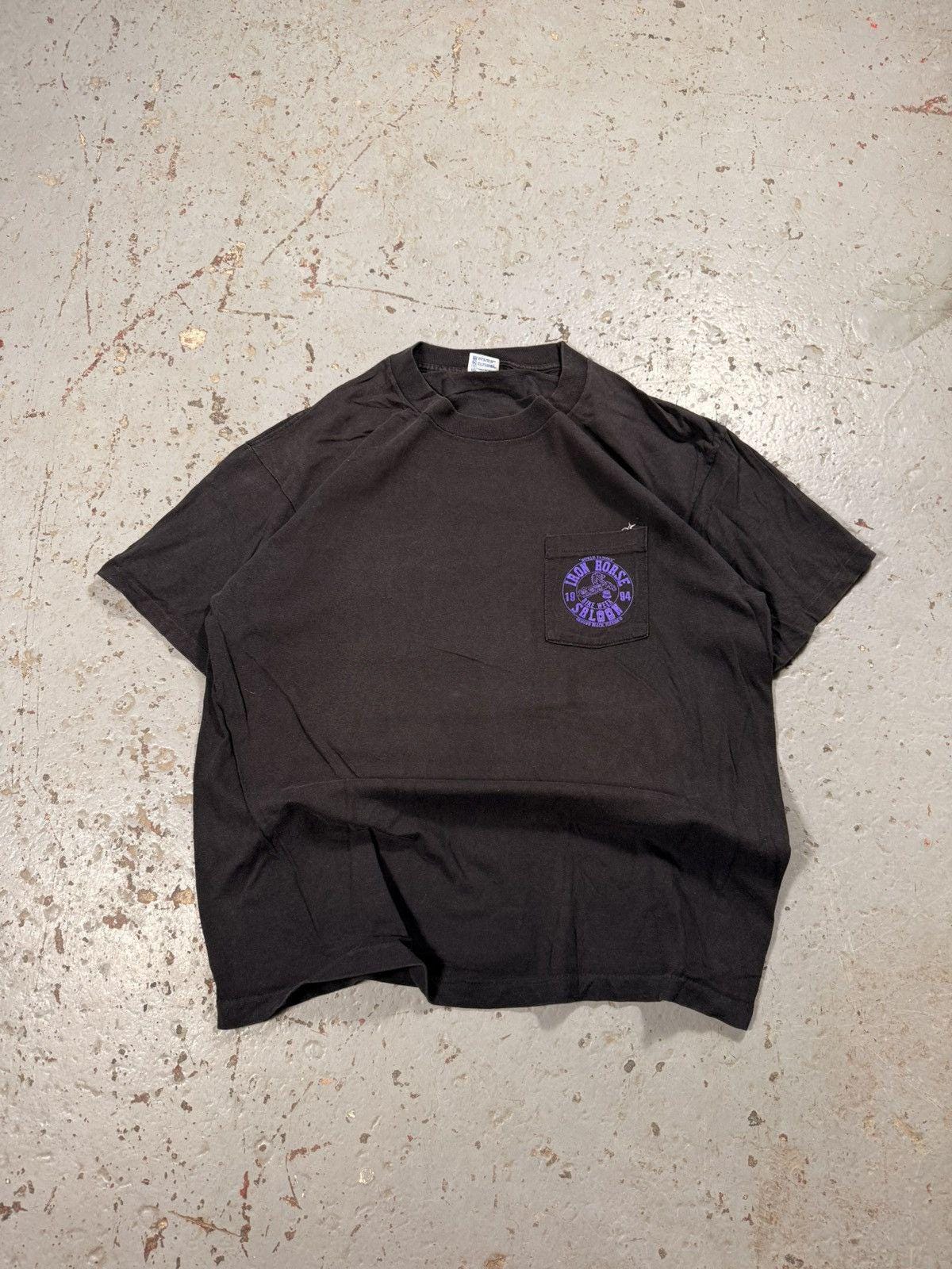 Vintage Iron Horse Biker Lightning Tee
