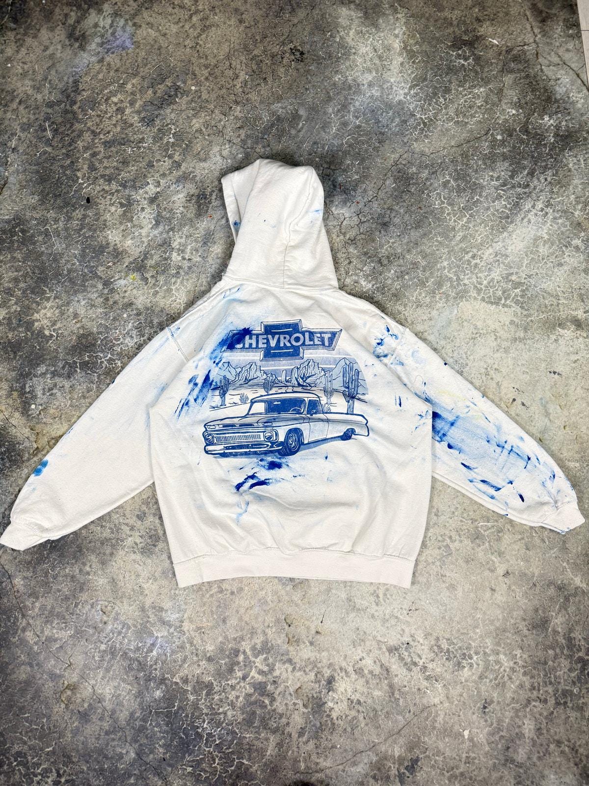 Distressed Chevy Painter Hoodie