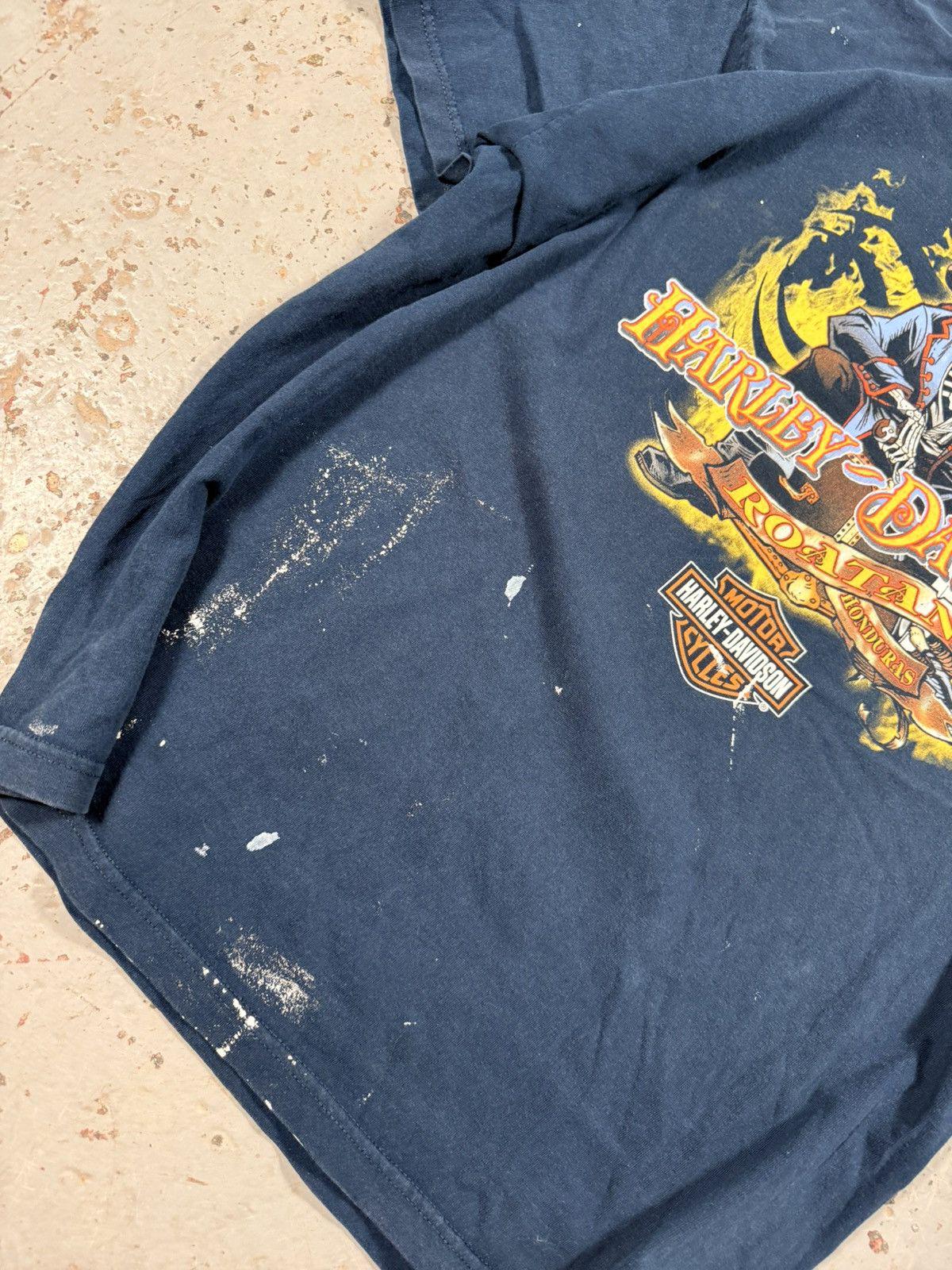 Vintage Harley Davidson Distressed Painter Pirate Tee